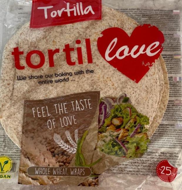 Фото - Whole wheat wraps Tortil love Tortilla