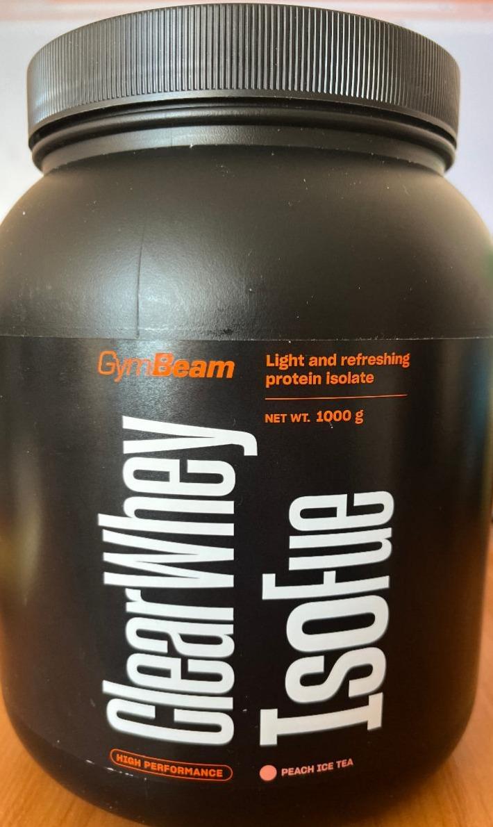 Фото - Протеїн Clear Whey IsoFue холодний персиковий чай GymBeam