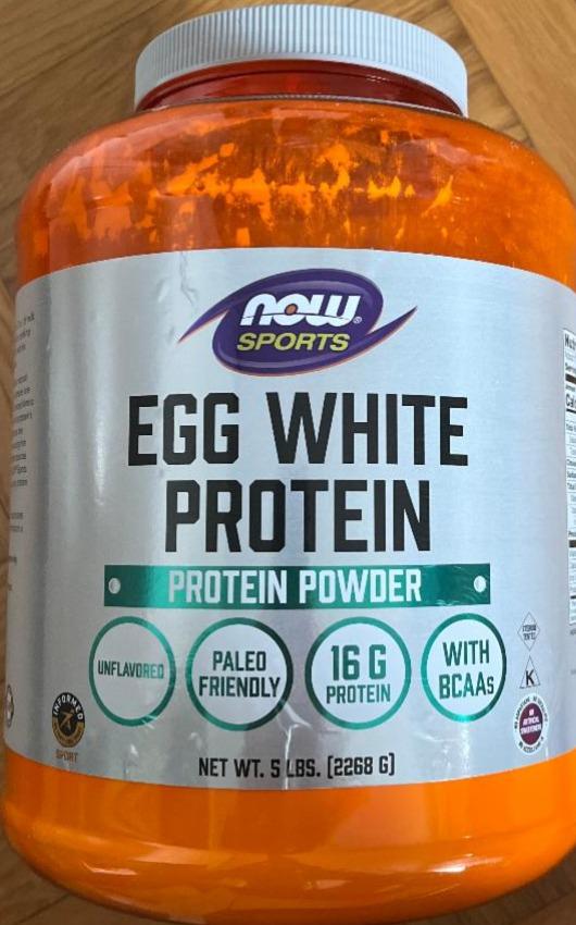 Фото - Egg white protein Now sports