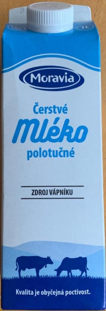 Фото - Mléko čerstvé polotučné 1,5% Moravia