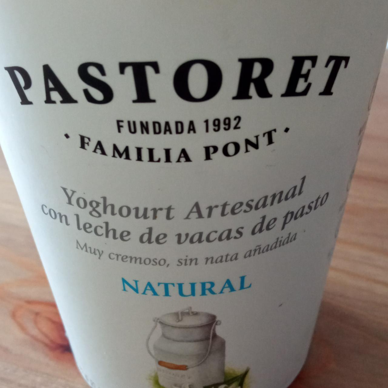 Фото - Yoghourt artesanal natural Pastoret