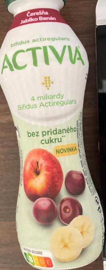 Фото - Activia nápoj třešeň jablko banán bez přidaného cukru Danone