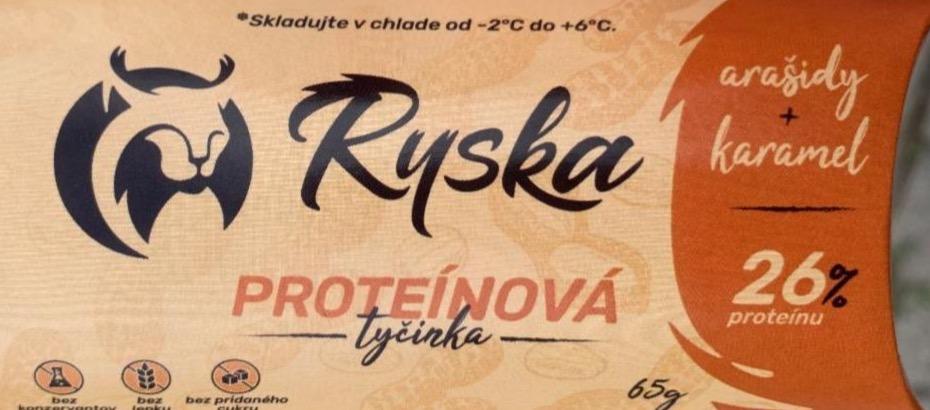 Фото - Proteínová tyčinka arašídy karamel Ryska