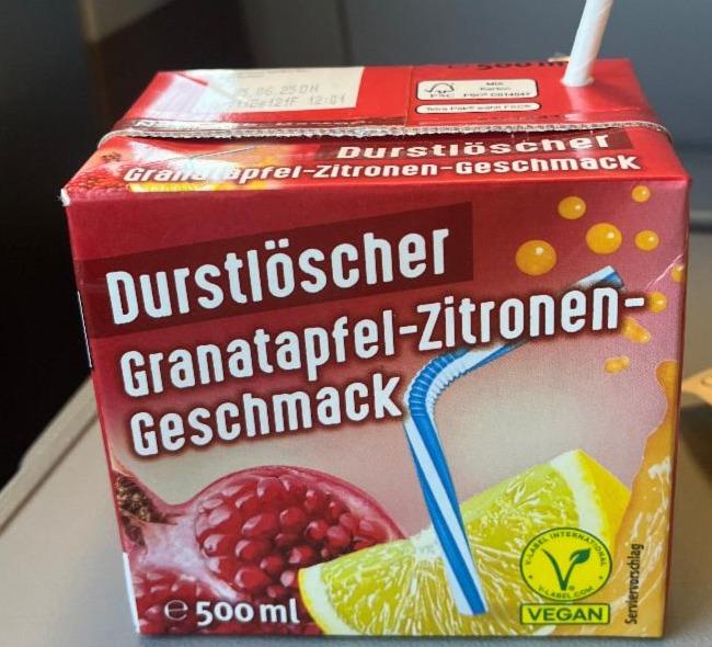 Фото - Granatapfel-Zitronen-Geschmack Durstlöscher