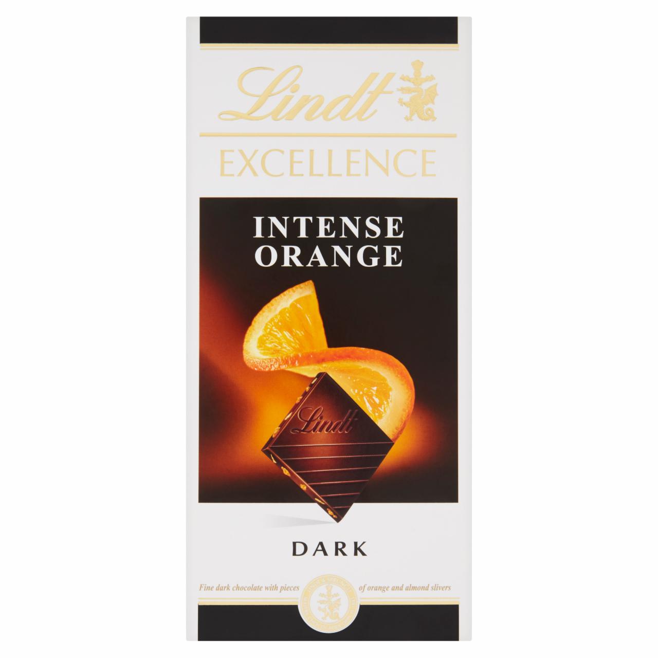 Фото - Шоколад чорний Excellence з апельсиновим соком та мигдалем Lindt