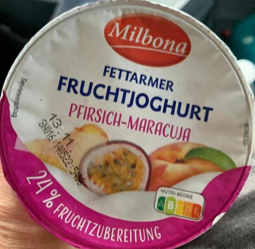 Фото - Fettarmer fruchtjoghurt pfirsich maracuja Milbona