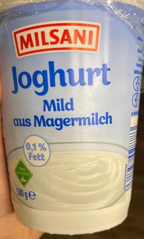 Фото - Joghurt mild aus magermilch 0,1% Fett Milsani