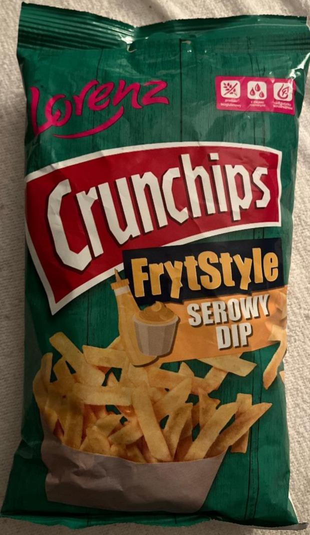 Фото - Crunchips FrytStyle Cheese Dip Potato Chips Lorenz