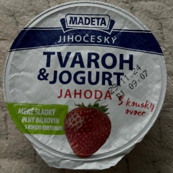 Фото - Tvaroh & Jogurt Jahoda Madeta