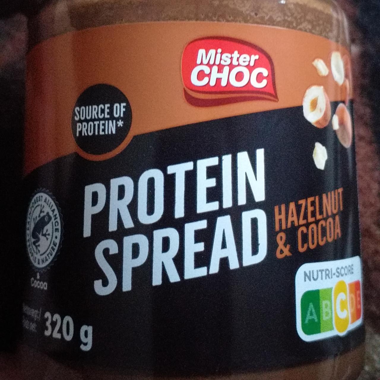 Фото - Protein spread Hazelnut & cocoa Mister Choc