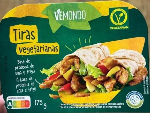 Фото - Tiras vegetarianas Vemondo