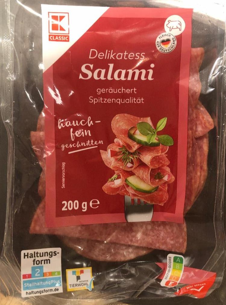 Фото - Ковбаса копчена Салямі Salami Delikatess K-Classic