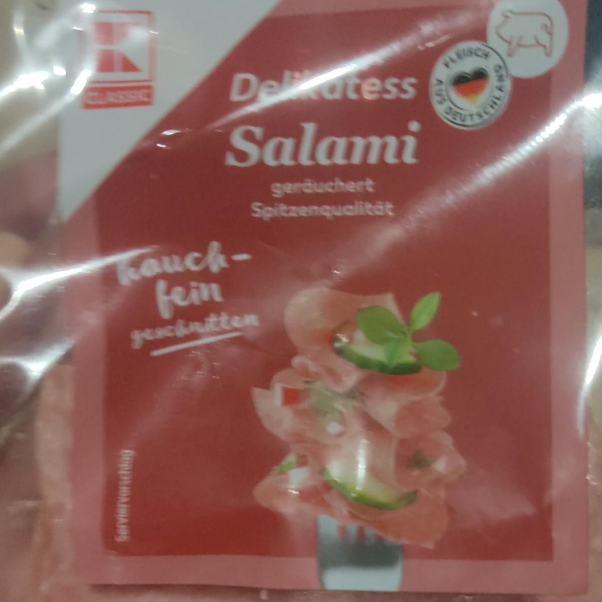 Фото - Ковбаса копчена Салямі Salami Delikatess K-Classic