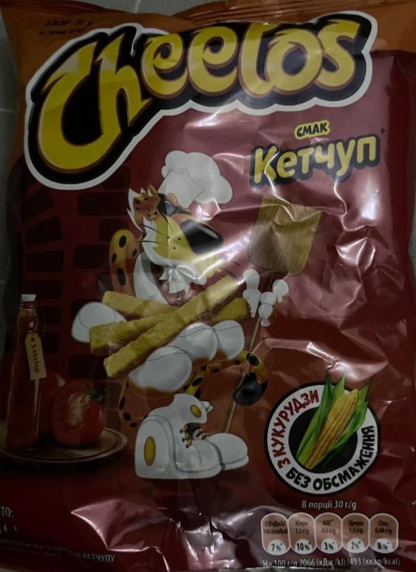 Фото - Палички кукурудзяні зі смаком кетчупу Cheetos