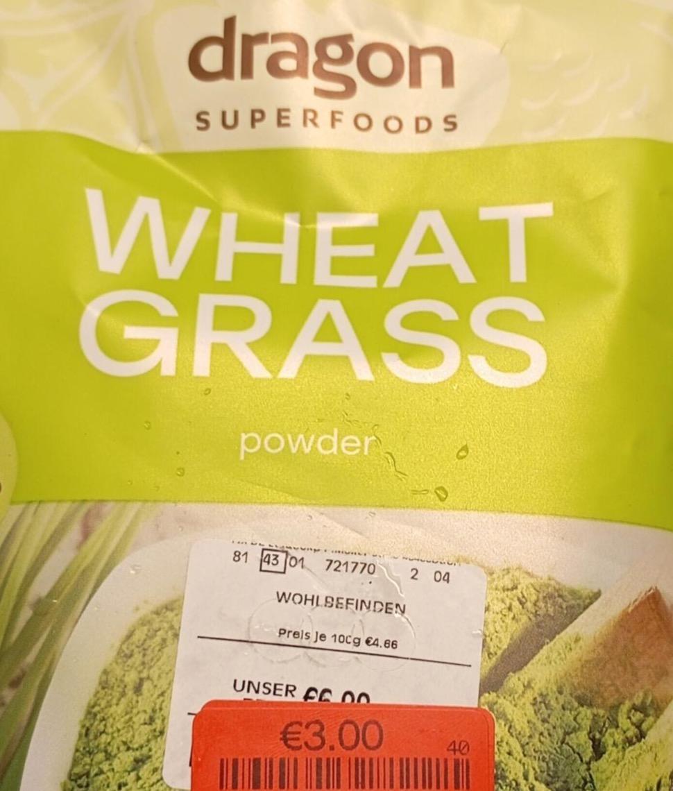 Фото - Wheat grass powder Dragon superfoods