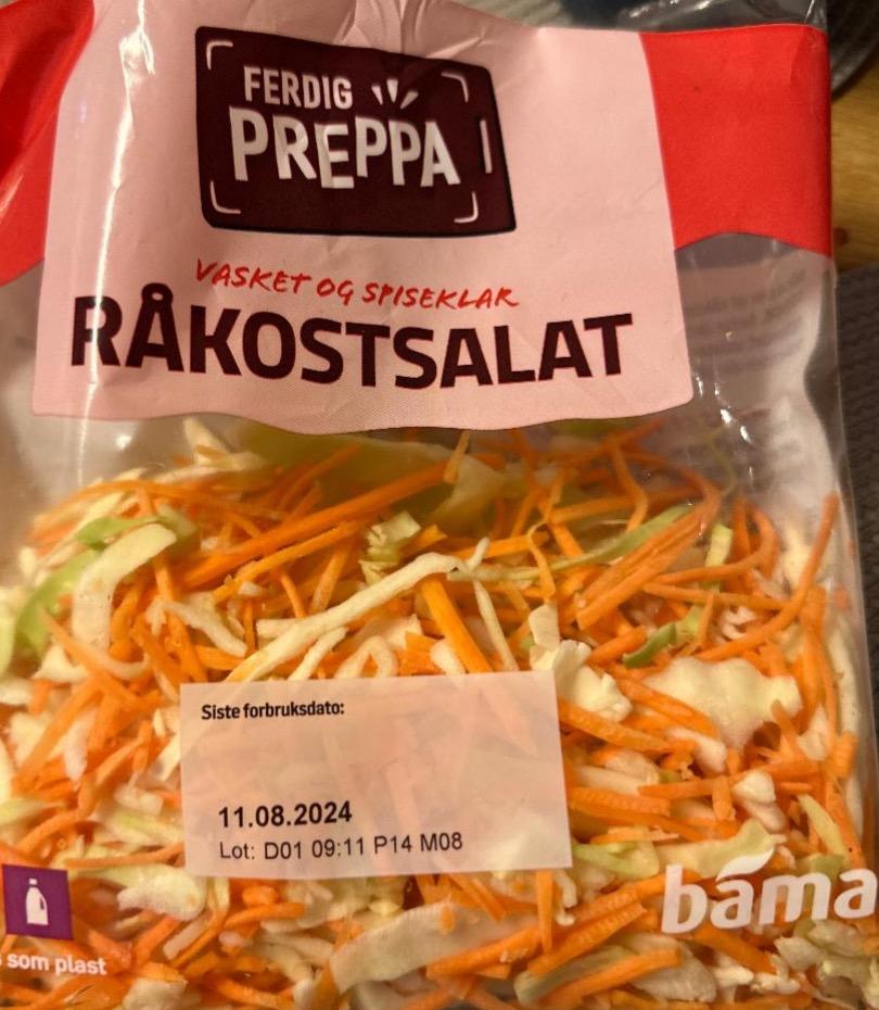 Фото - Råkostsalat ferdig preppa Bama