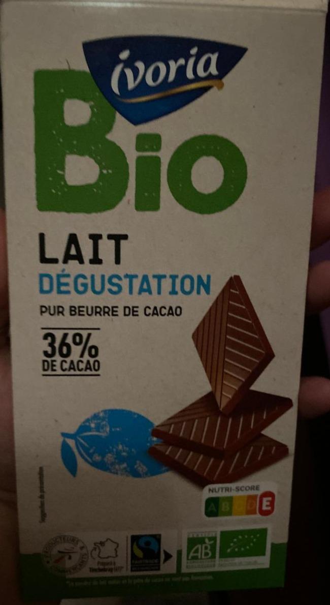 Фото - Bio Lait Degustation pur Beurre De Cacao Ivoria