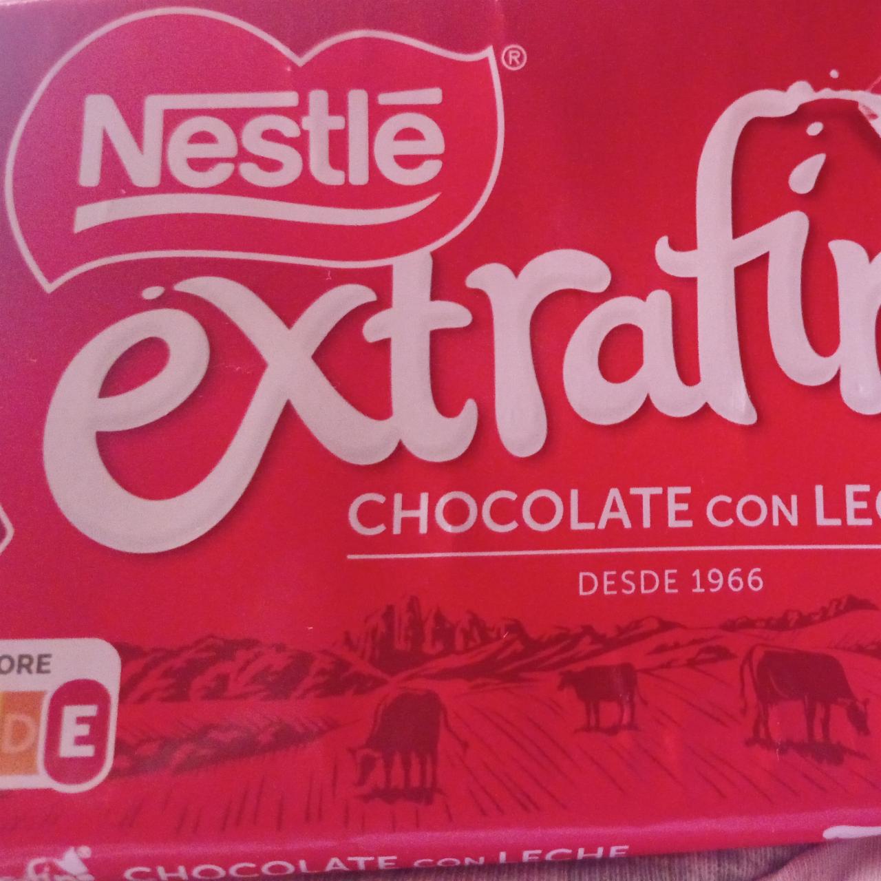 Фото - Extrafin Chocolate con Leche Nestlé