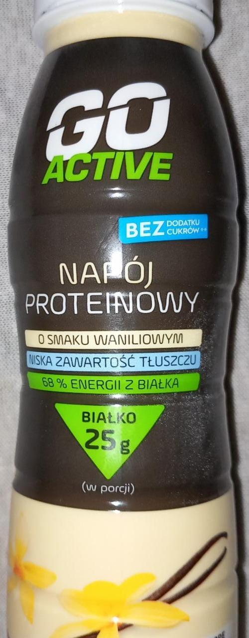 Фото - Napój proteinowy o smaku waniliowym Go Active