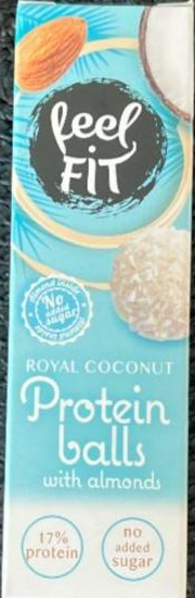 Фото - Royal coconut Protein balls with almonds Feel fit