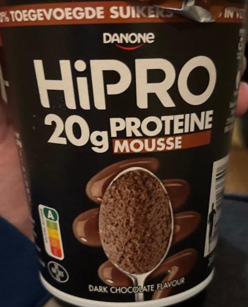 Фото - Hipro proteine mousse dark chocolate flavour Danone