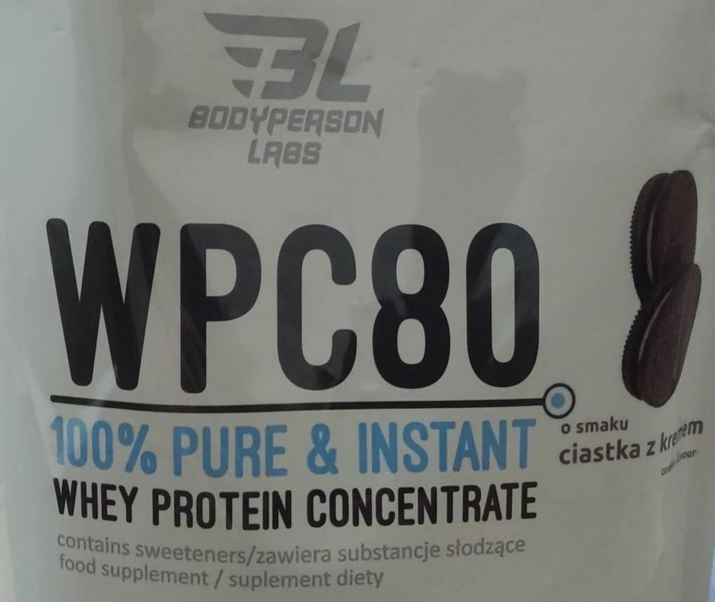 Фото - WPC80 Whey Proteine Concentrate cookie flavour Bodyperson Labs