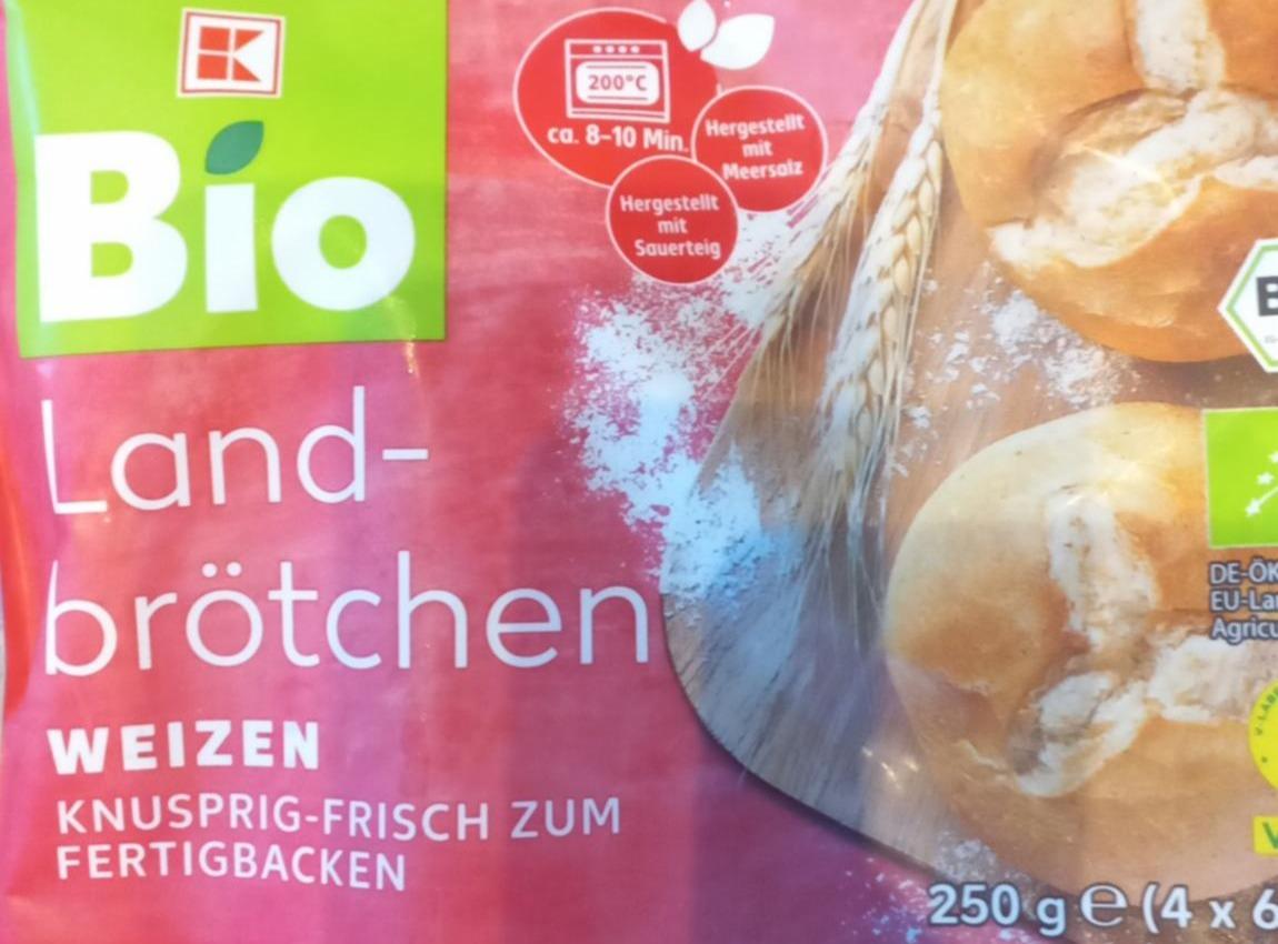 Фото - Land brotchen weizen bio kaufland