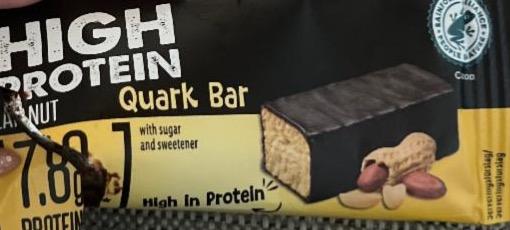 Фото - High protein quark peanut bar Milbona