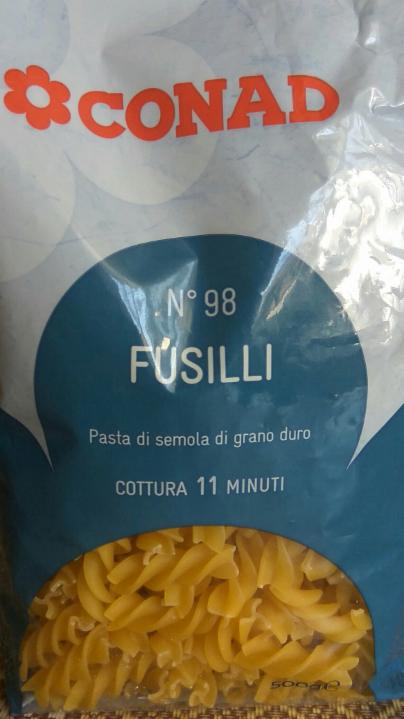 Фото - pasta di semola di grano duro №98 Fusilli Conad