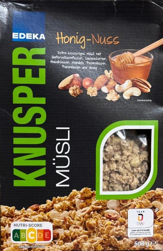 Фото - Knusper Müsli Honig-Nuss Edeka