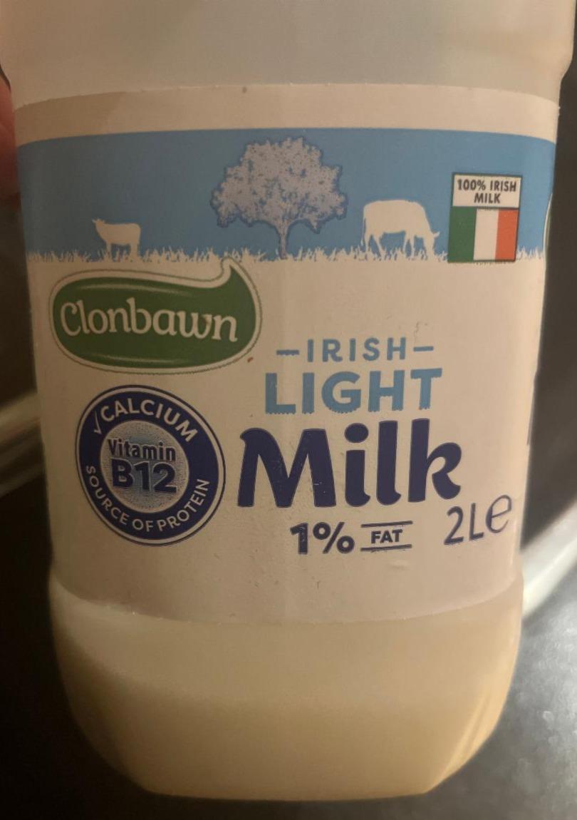 Фото - Irish Light Milk 1% Clonbawn