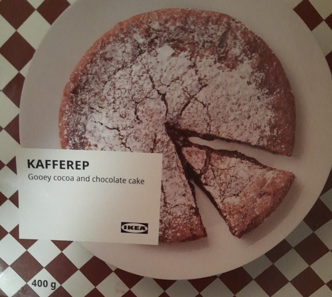 Kafferep gooey cocoa and chocolate cake Ikea - калорійність, харчова ...