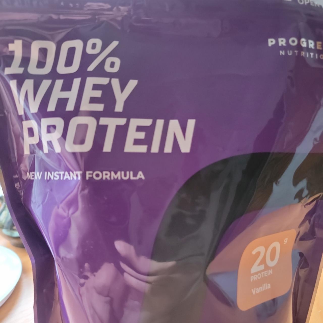 Фото - Протеіна 100% Whey Protein Vanilal Progress Nutrition