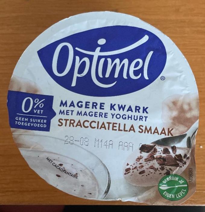 Фото - Magere kwark stracciatella smaak Optimel