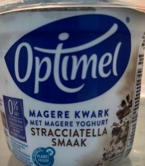 Фото - Magere kwark stracciatella smaak Optimel