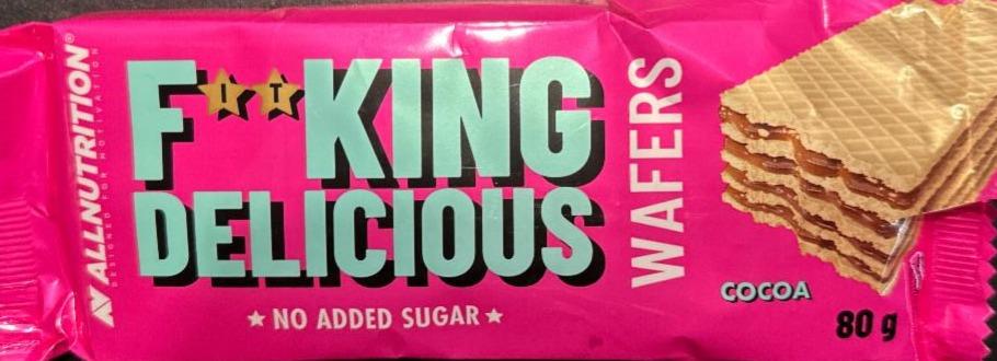 Фото - Fitking delicious wafers cocoa Allnutrition