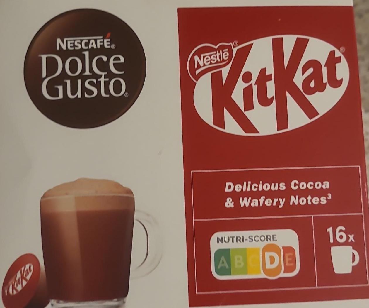 Фото - Kitkat delicious cocoa wafery notes Nescafé Dolce Gusto