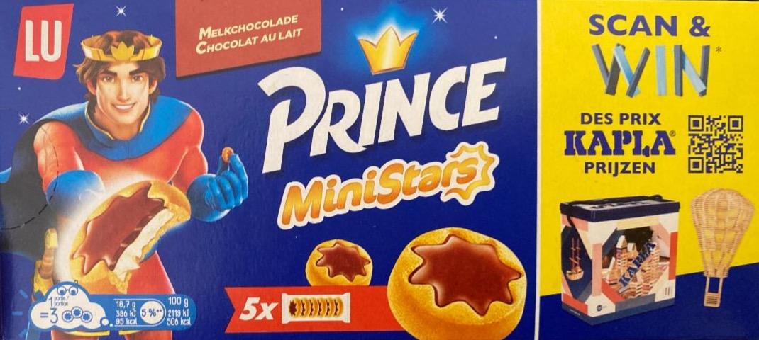 Фото - Prince ministars melkchocolade chocolat au lait LU