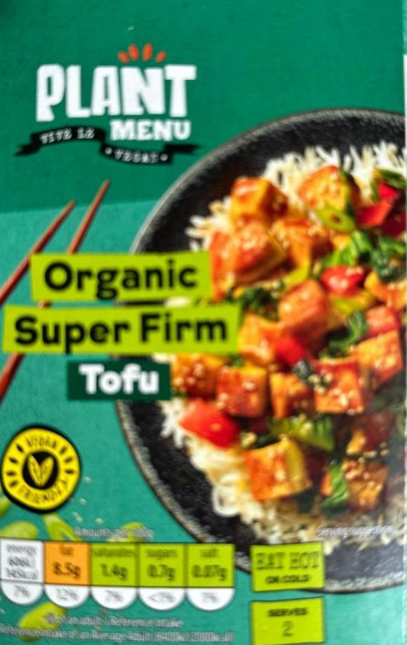 Фото - Organic super firm tofu Plant Menu