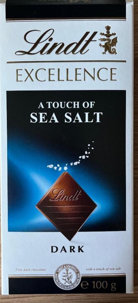 Фото - Шоколад чорний Excellence Sea Salt зі смаком морської солі Lindt