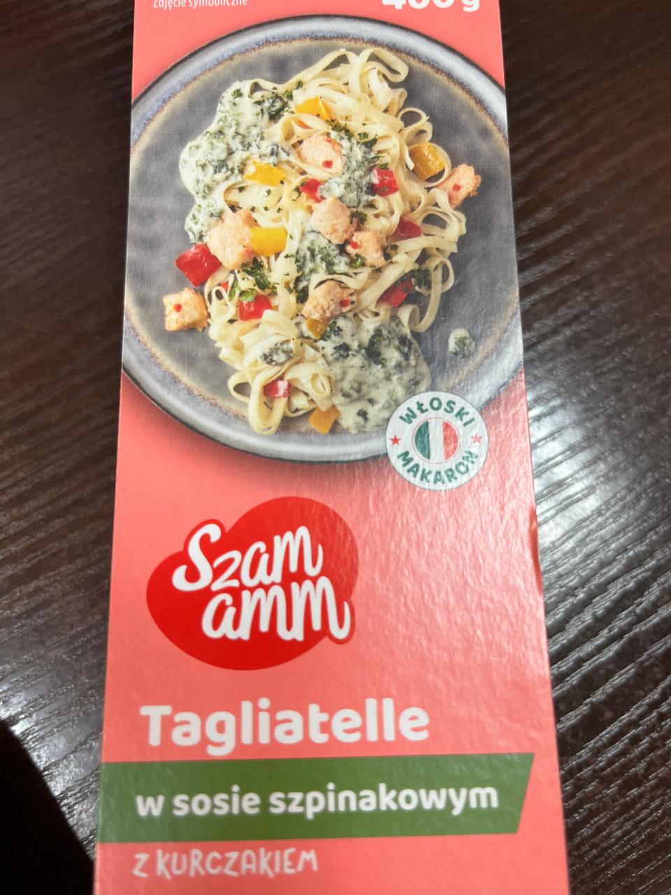 Фото - Tagliatelle w sosie szpinakowym Szam amm