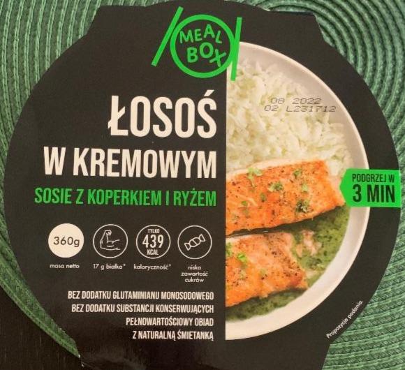 Фото - Losos w kremowym sosie z koperkiem i ryzem Meal Box