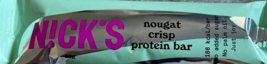 Фото - Nougat crisp protein bar N!ck's