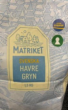 Фото - Svenska havregryn Matriket