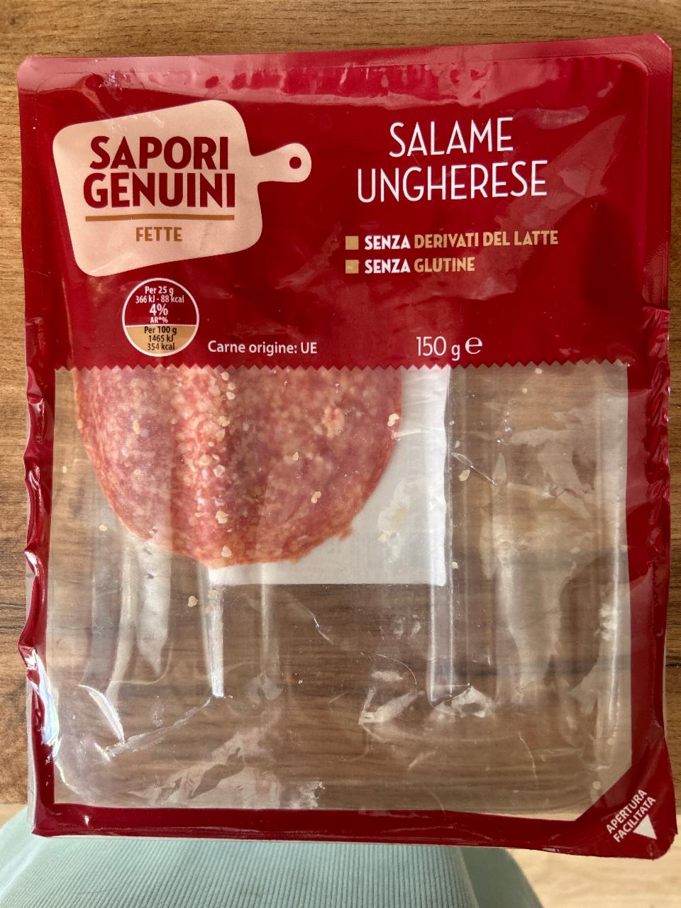 Фото - Ковбаса салямі Salame Ungherese Sapori Genuini