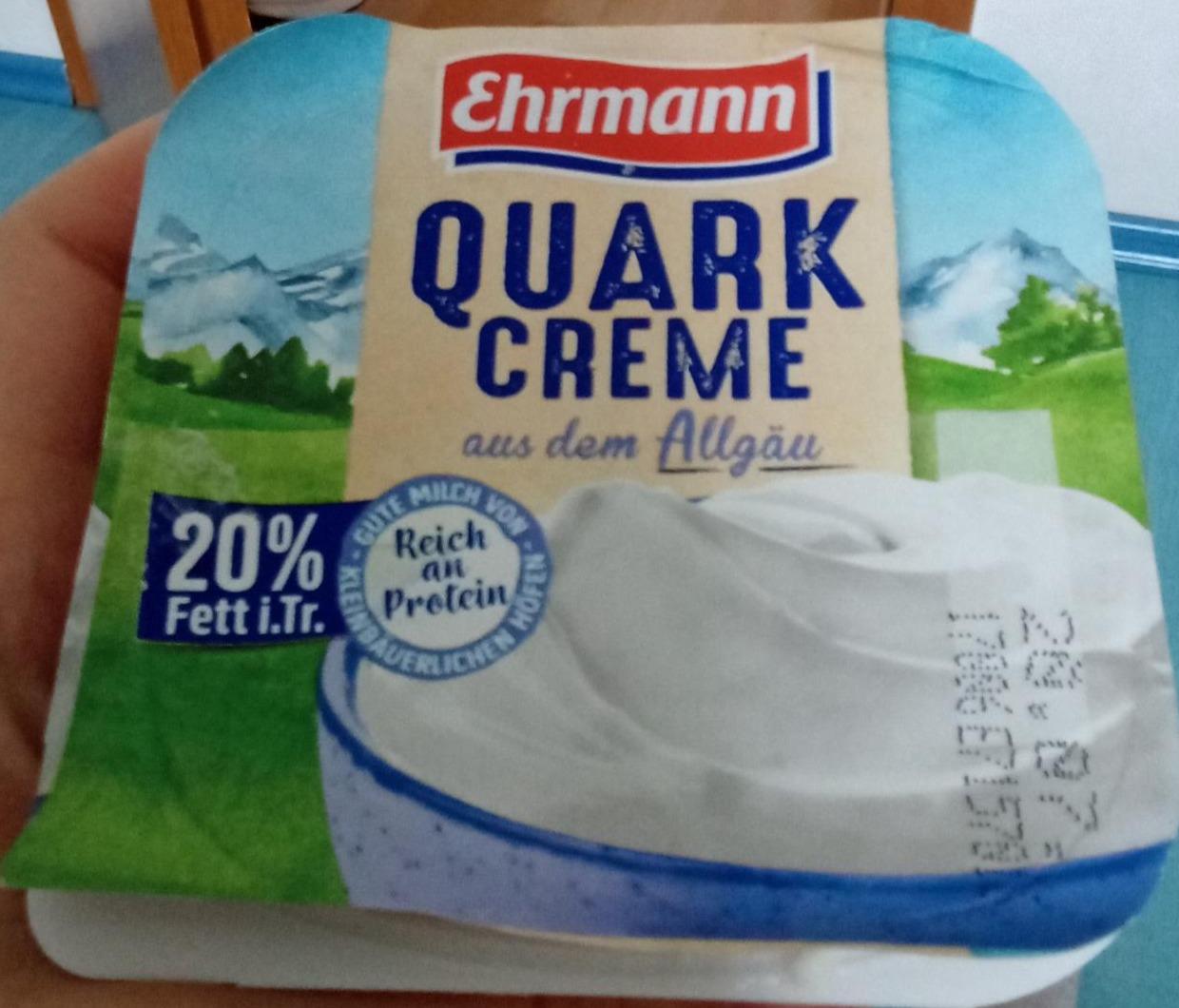 Фото - Frische Quark Creme Ehrmann