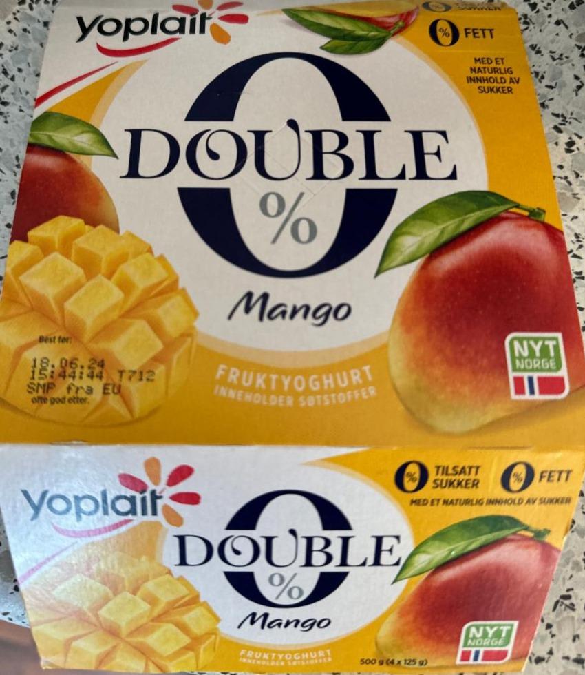 Фото - Double 0% Mango Fruktyoghurt Yoplait