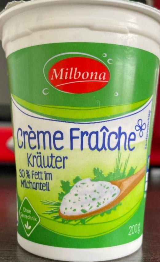 Фото - Вершки Creme Fraiche Kräuter Milbona