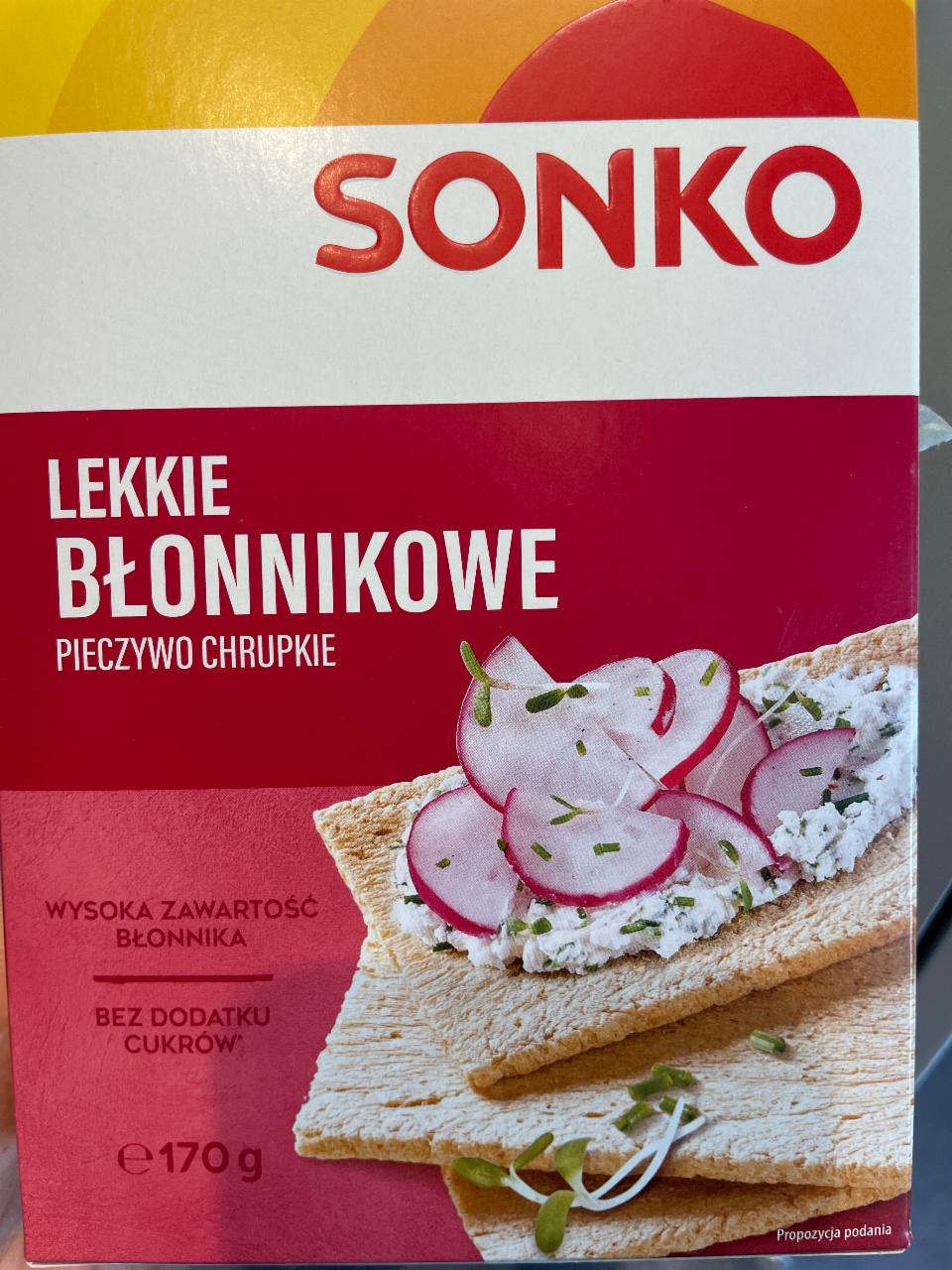 Фото - Pieczywo chrupkie lekkie blonnikowe Sonko