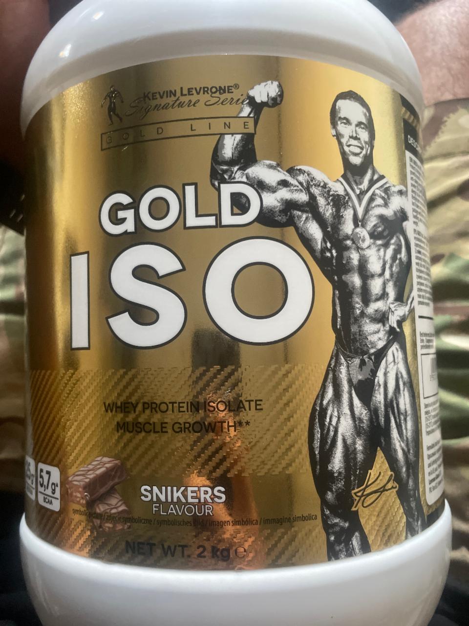 Фото - Протеїн Gold Iso Snickers Flavour Kevin Levrone